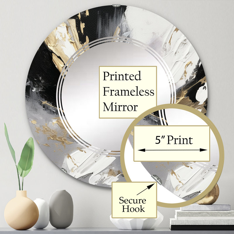 Wieger Circle Mirror, 24" x 24"