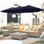 Parasol de marché 15X9Ft-1955745113