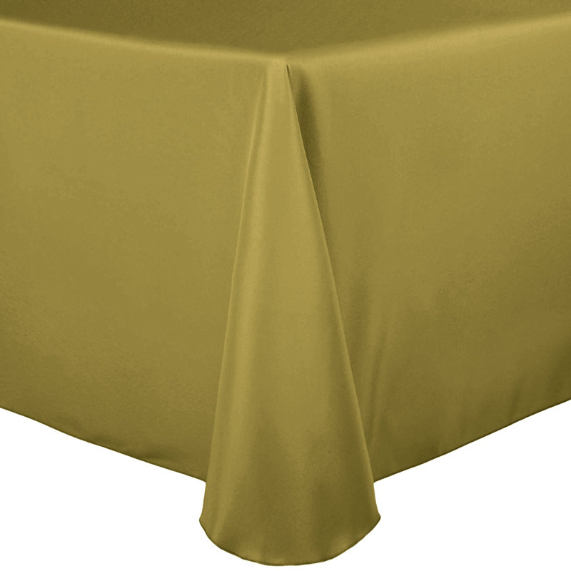 Odegaard Solid Color Round Tablecloth, Acid Green