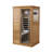 Holaki 1 - Person Indoor Bluetooth Compatible FAR Infrared Sauna in Red Cedar-113429005