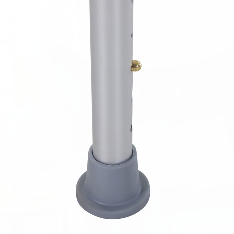 Tabouret de bain courbé à 6 niveaux réglable Homcom pour salle de bain spa