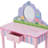 Fantasy Fields Solid Wood Kids Vanity Set with Mirror