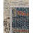 Machine Woven Polypropylene Area Rug in Teal/Orange/Beige-1156200810