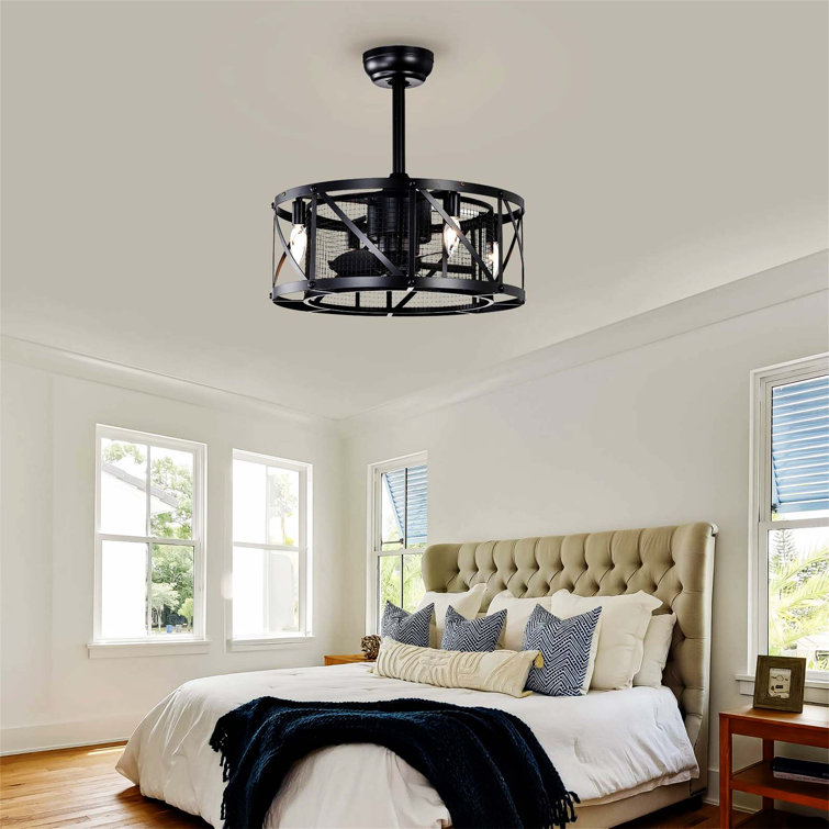 20''Industrial 5-Blade  Ceiling Fan With Remote Control