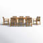 Ensemble repas extensible pour 8 personnes Atkin
