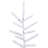Vickerman Flocked Stick Pine Artificial Christmas 9' Pine Christmas Tree