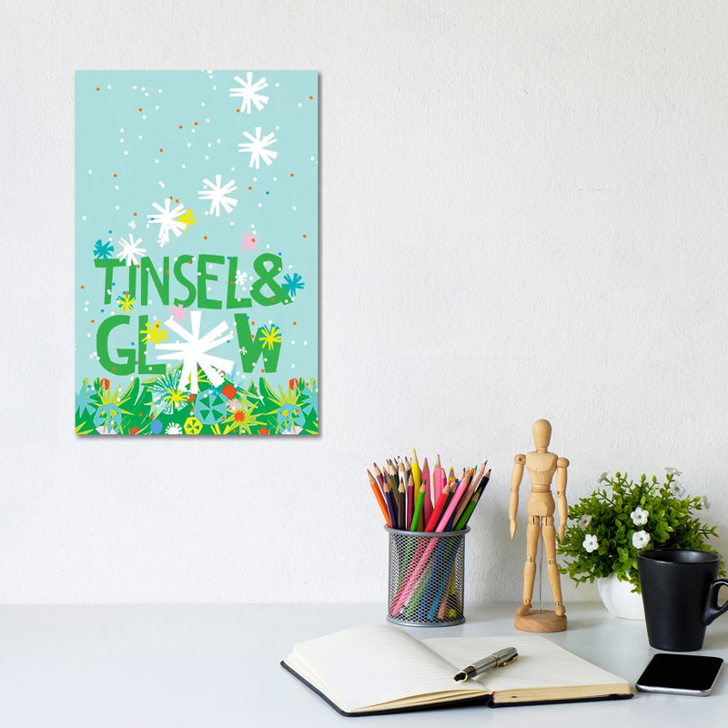 Merry And Bright Collection B by Blanckslate - Wrapped Canvas Gallery-Wrapped Canvas Giclée, 20.32 cm H x 30.48 cm W