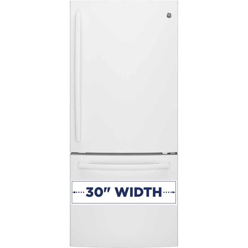Réfrigérateur de 30 po avec congélateur inférieur 20,9 pi³ Energy Star, Blanc
