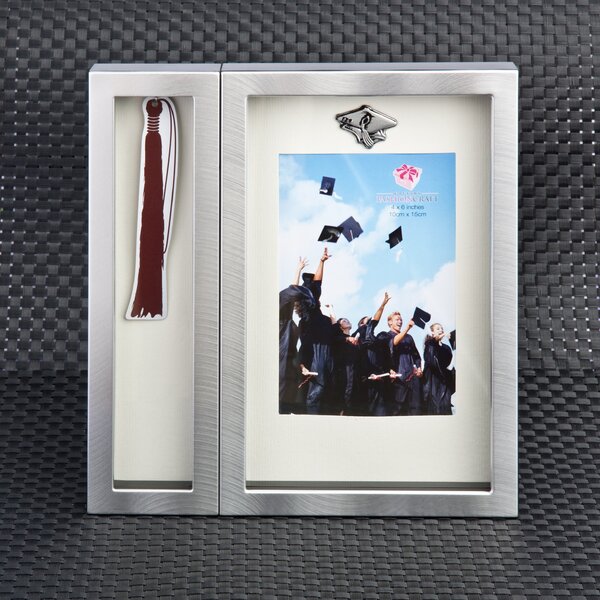 3D Picture Frame 4x6 Black Shadow Box With Gold Star Confetti for  Graduation