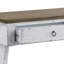 Console au fini blanc antique