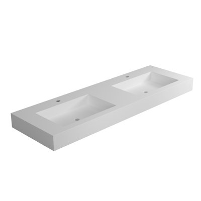 Lavabo de salle de bain en résine Stone Stone
