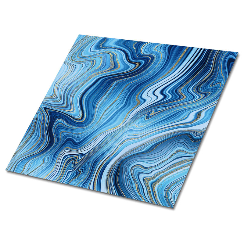 Kistina 30cm W x 30cm L Vinyl Peel and Stick Field Tile