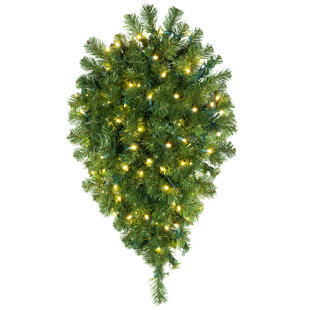Olympia Lighted Faux Pine Swag
