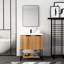 Meuble-lavabo autoportant avec lavabo en résine