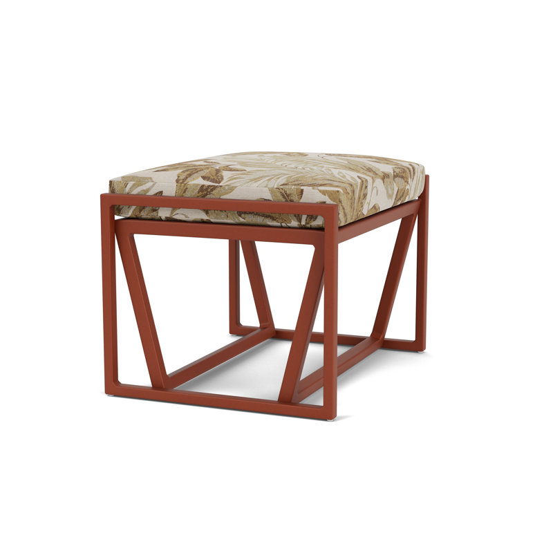 Summit Outdoor Ottoman, Woodland, Botanic Willow