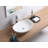 Vitreous China Oval Vessel Bathroom Sink-33205582