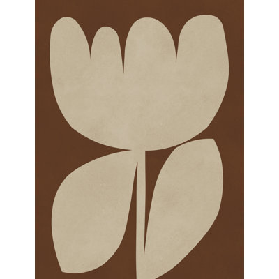 Earthy Abstract Bloom Print