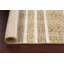 Tapis beige noué à la main de conception unique 3 pi 10 po x 5 pi 11 po New Age