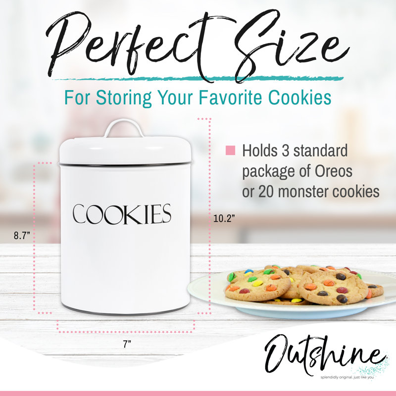 Contenant à biscuits Outshine, Blanc