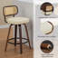 Ensemble de 2 tabourets pivotants Mid-Century