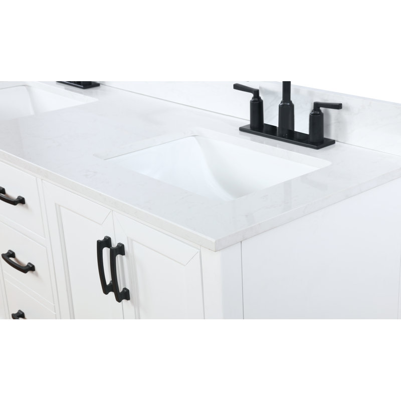 Ensemble de meuble-lavabo double 60 po Aleeshia