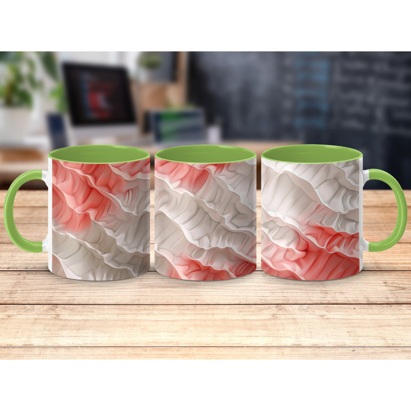 Ceramic Coffee Mug, Light Green
