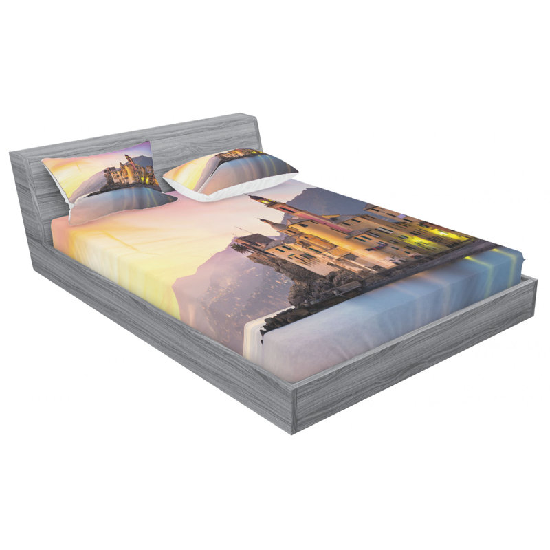 Microfiber Sheet Set, Full Sheet Set with Fitted Sheet