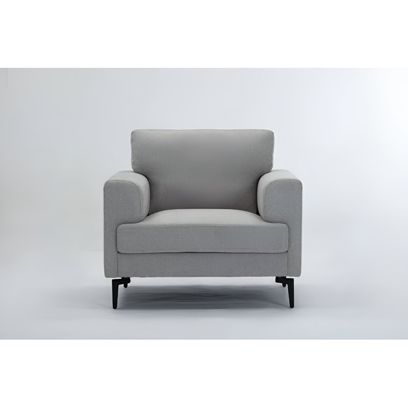 Chair Light Gray Linen