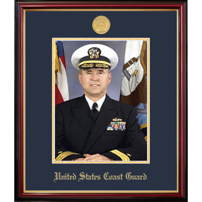 Coast Guard Portrait Petite Picture Frame