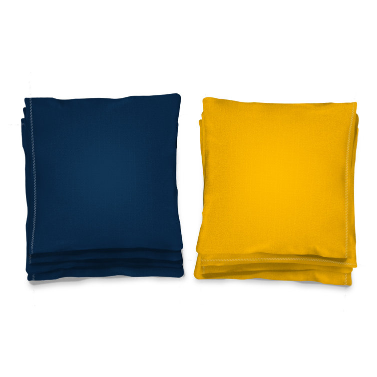 Blue and Yellow Cornhole Bags