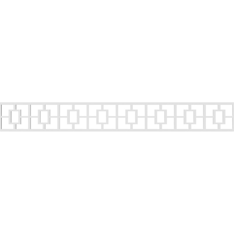 Garniture de roulement en PVC de qualité architecturale Cambridge, H 6 po x L 48 po x P 0,63 po