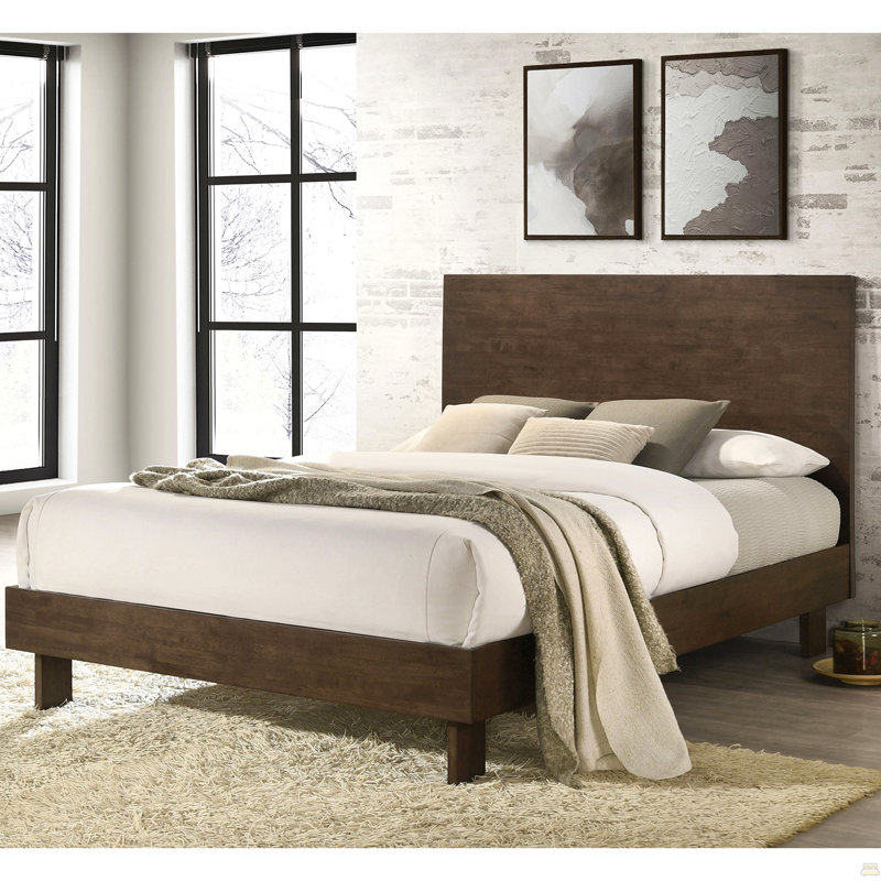 Grand lit plateforme Hemlock