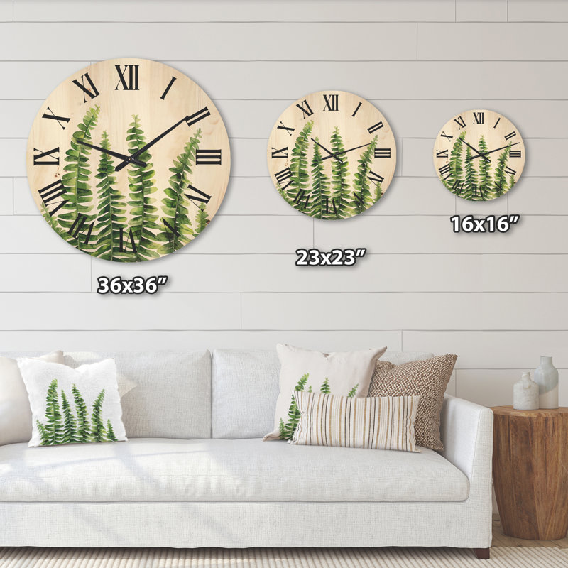 Horloge murale Fern, Grand
