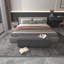 Polyester Blend Upholstered Storage Bench