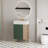 21.6" Open-shelving Bathroom Vanity with Ceramic Sink-590330002