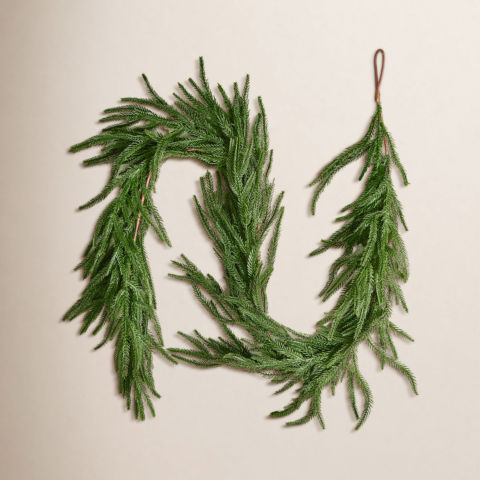 11" Norfolk Pine Christmas Garland, 5' L