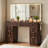 48-Inch Vanity with LED Lighted Mirror and 8 Drawers-943036532