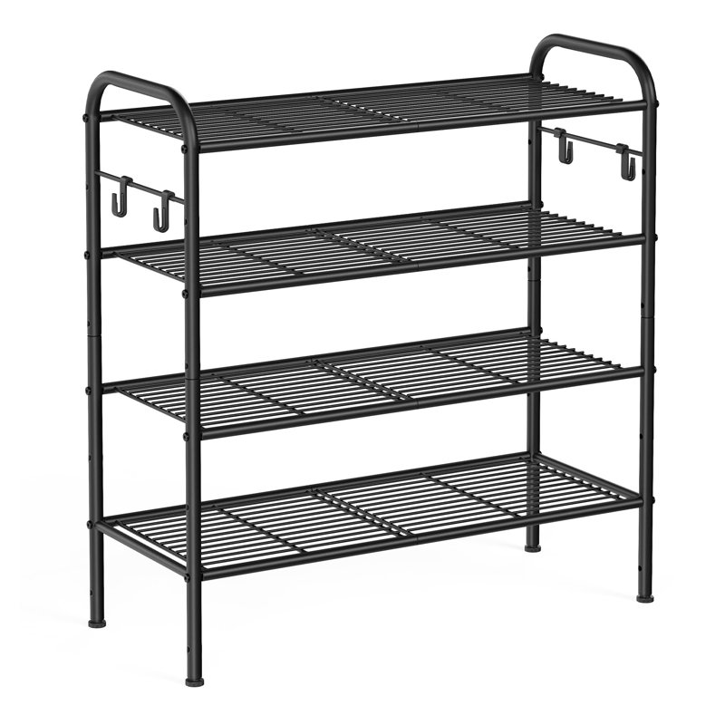 12 Pair Stackable Shoe Rack