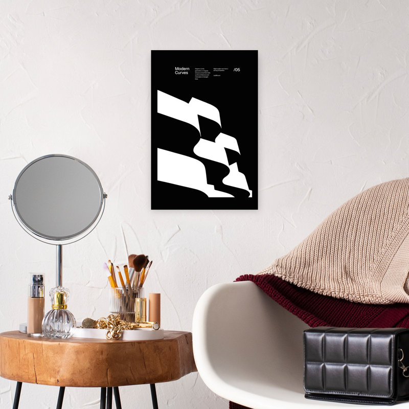 Art contemporain, art moderne abstrait géométrique, H 12 po x l 8 po