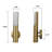 15''H 1-Light Tube Dimmable Bathroom Wall Sconce