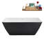 Baignoire autoportante 59 "avec drain interne Streamline-112235527