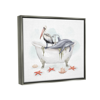 Art nautique sur toile flottant encadré par Ziwei Li