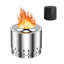 Briet 0.06 Stainless Steel Fire Pit & Grill