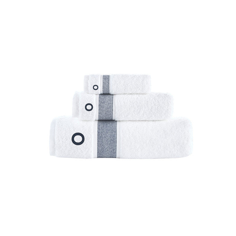 Dieter 3 pcs Towel Set, O, Navy
