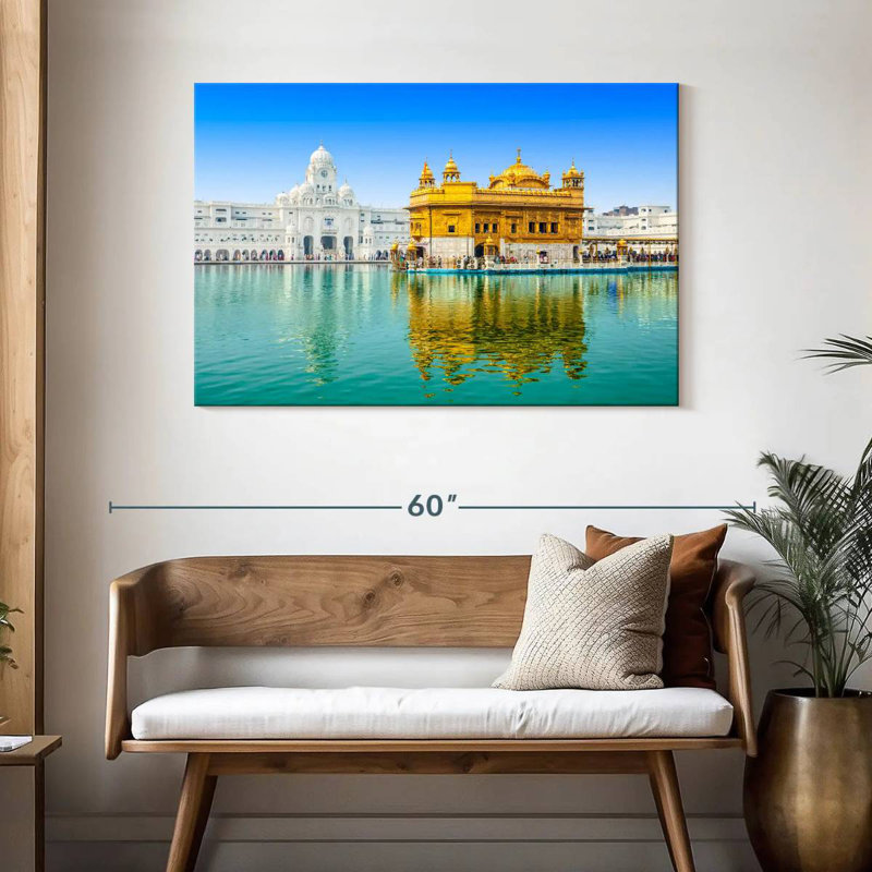Harpa Reflection Of The Golden Temple, 30" H x 45" W