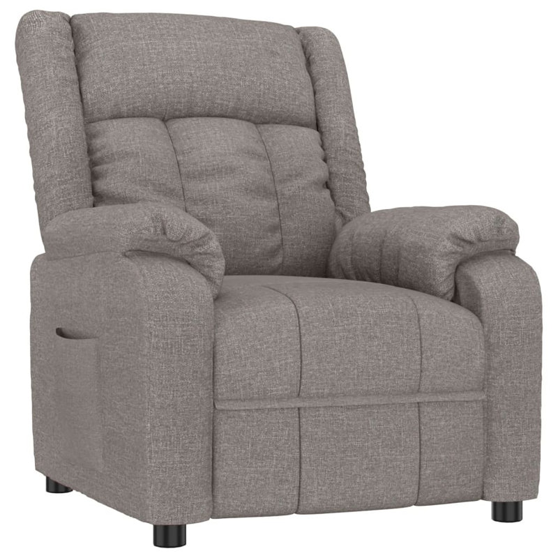 Jasana Manual Recliner, Taupe