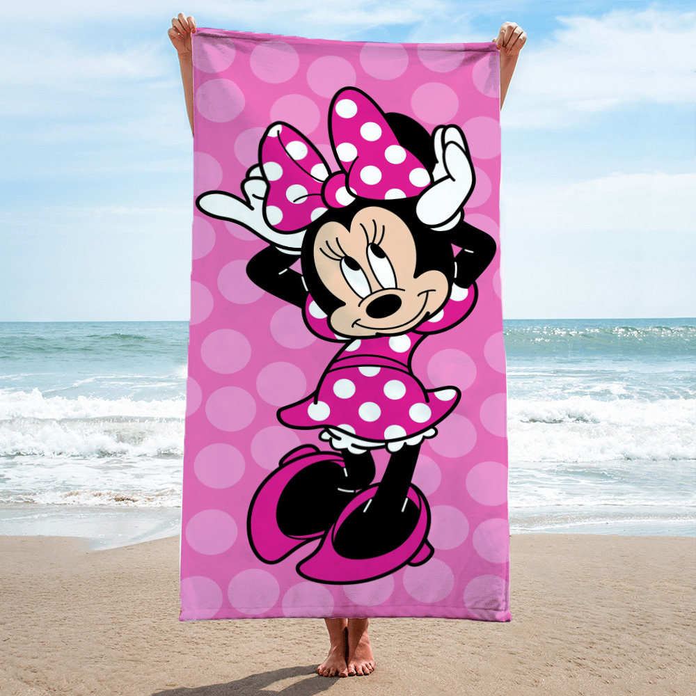 Disney Minnie Mouse FrÃ¶hlich Strandtuch