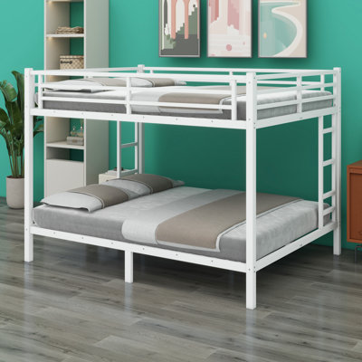 Metal Bunk Bed For Teens And Adults,Space-Saving