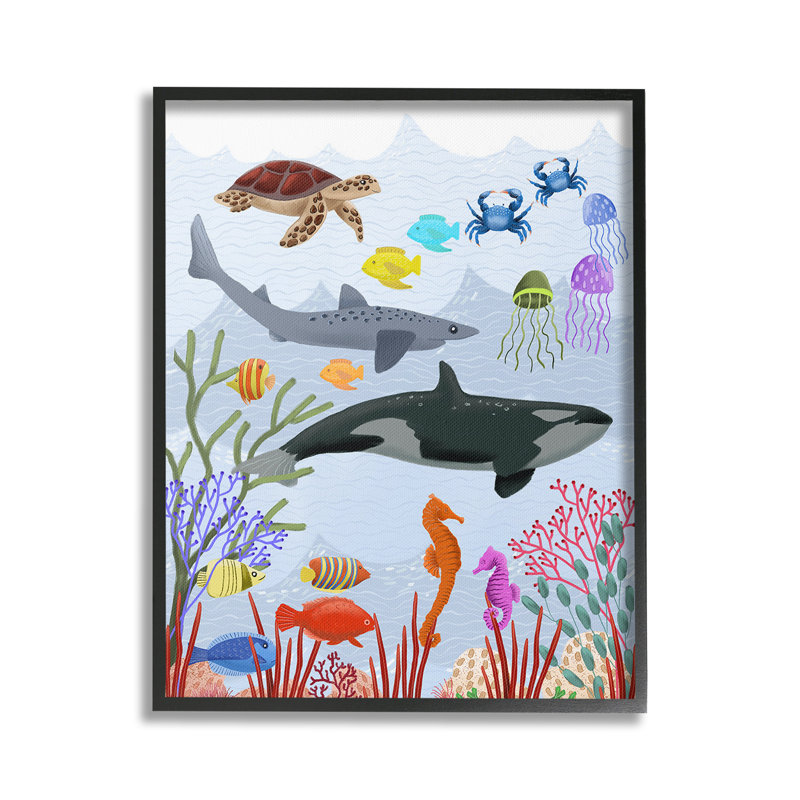 Art aquatique sous-marine par Regina Moore, H 30 po x l 24 po