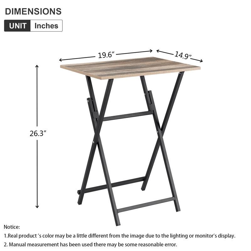 Table de bout Nicolemarie, Brun